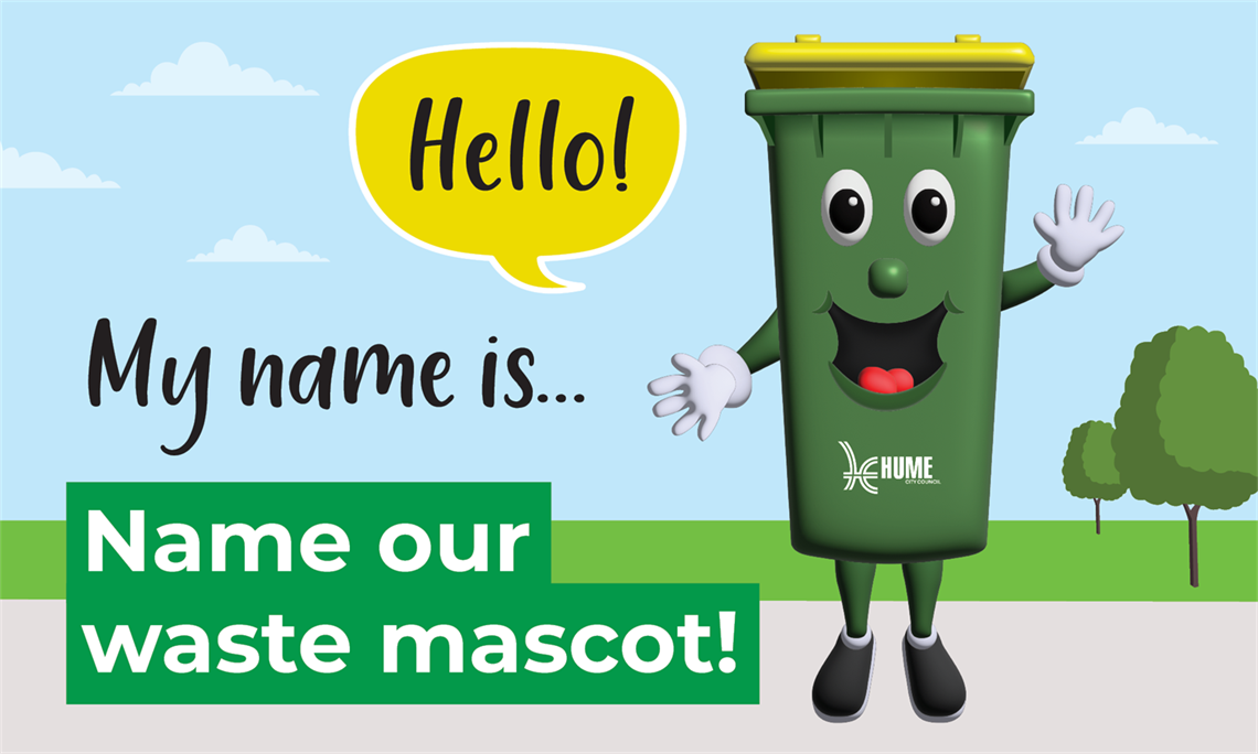 Name our waste mascot - The waste mascot says 