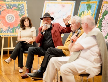 A man speaking to a group