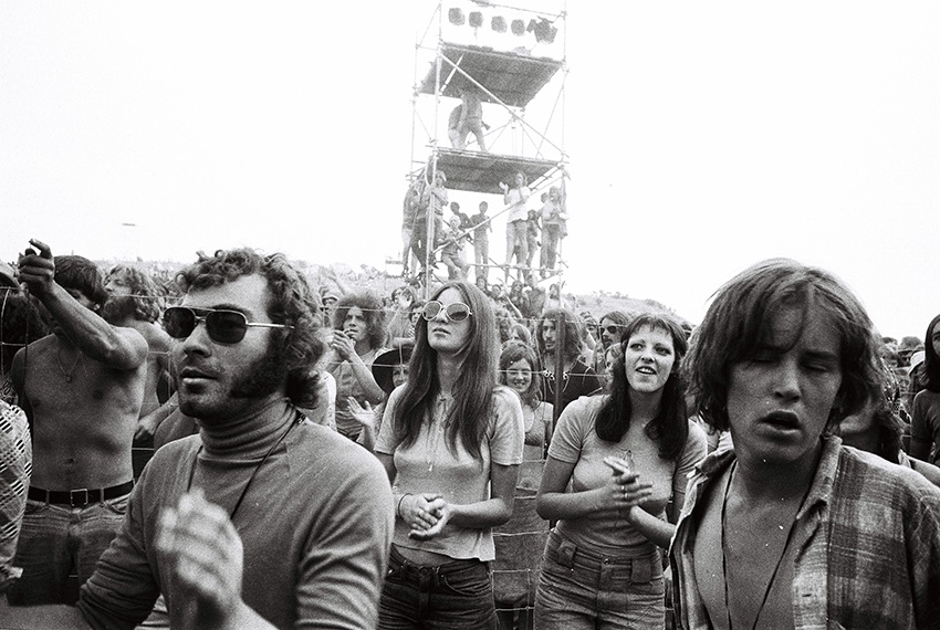 image of Sunbury Pop Festival from George Evans Collection