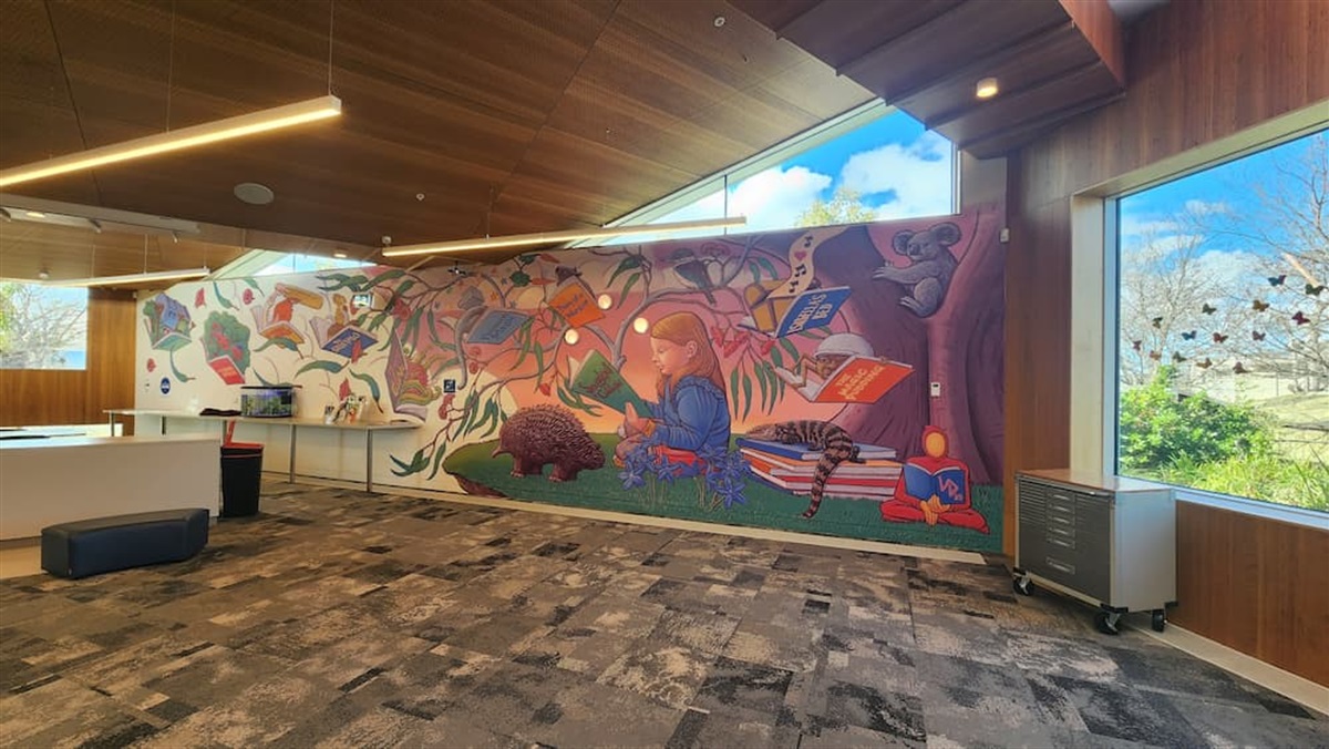 Sunbury Library Mural Hume City Council