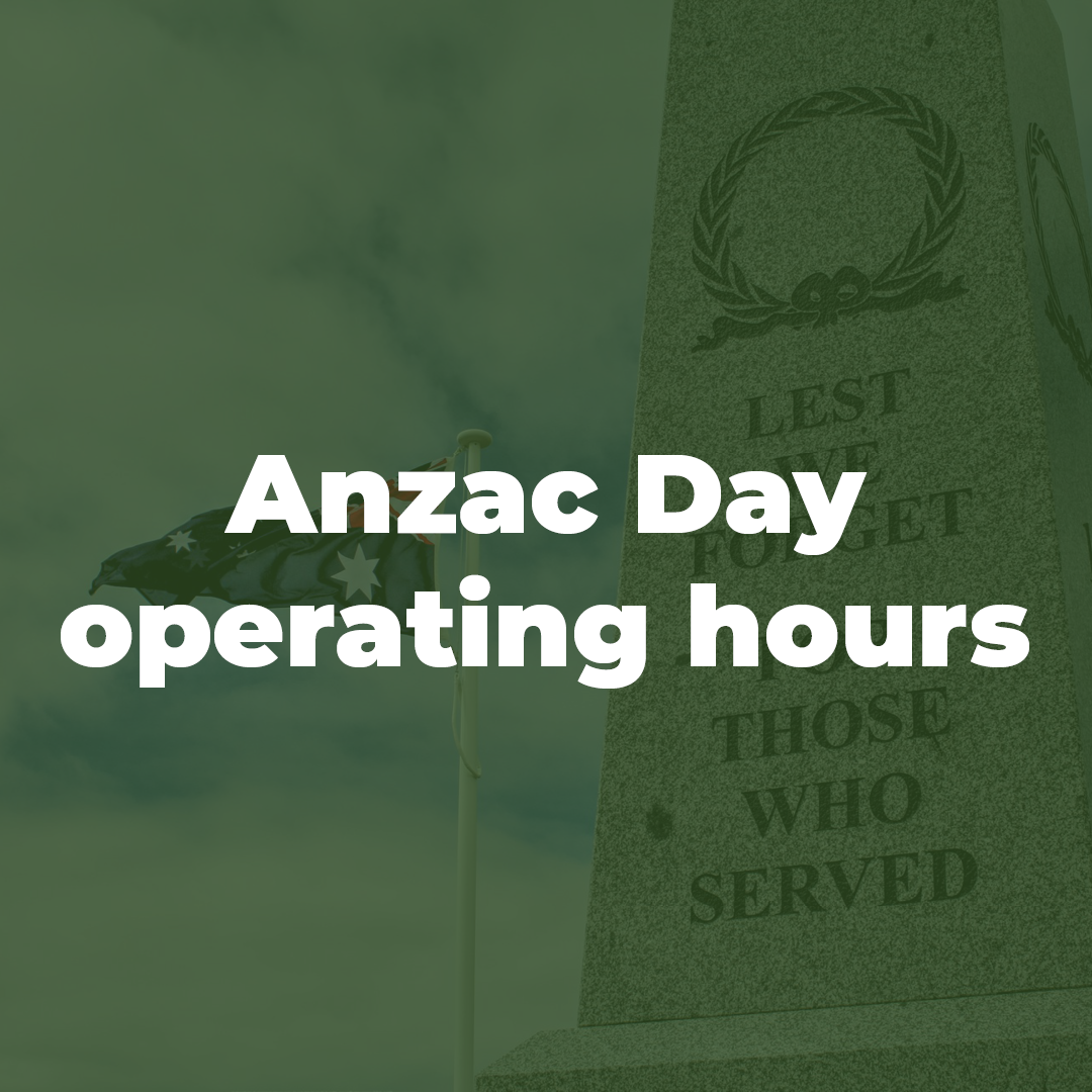 Anzac Day operating hours Hume City Council